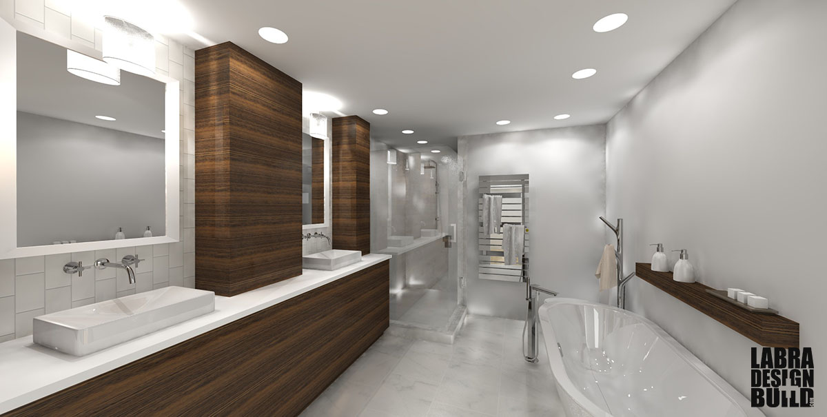 Modern Master Bathroom Design | Labra Design+Build